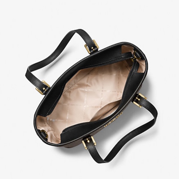 MICHAEL KORS 
Jet Set Travel Extra-Small Logo Top-Zip Tote Bag
BROWN/Back 
NWT - Picture 6 of 16